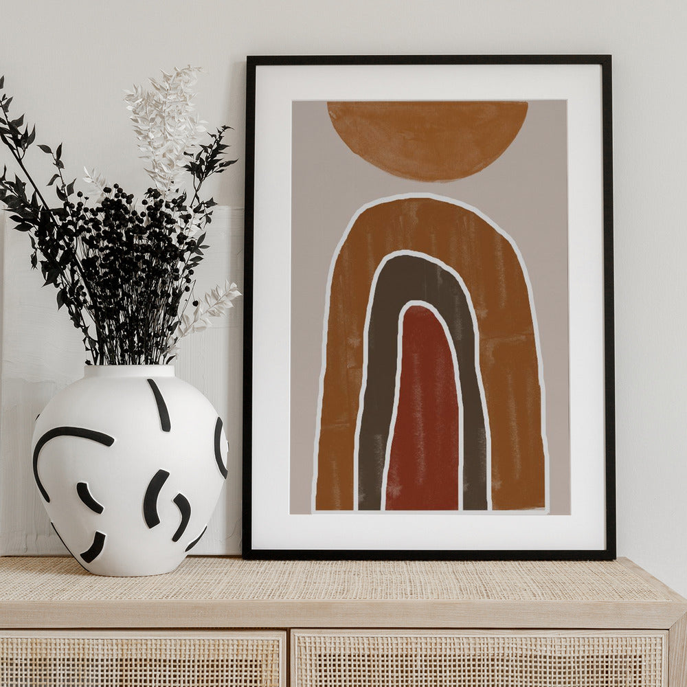 Earthy Arches - Art Print by THE MIUUS STUDIO