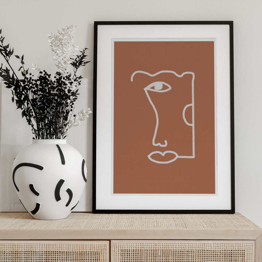 Abstract Contours - Art Print by THE MIUUS STUDIO