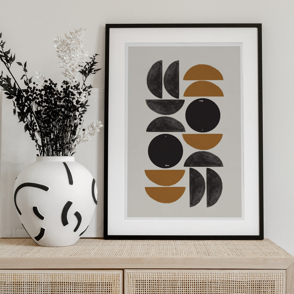 Geometric Harmony - Art Print by THE MIUUS STUDIO