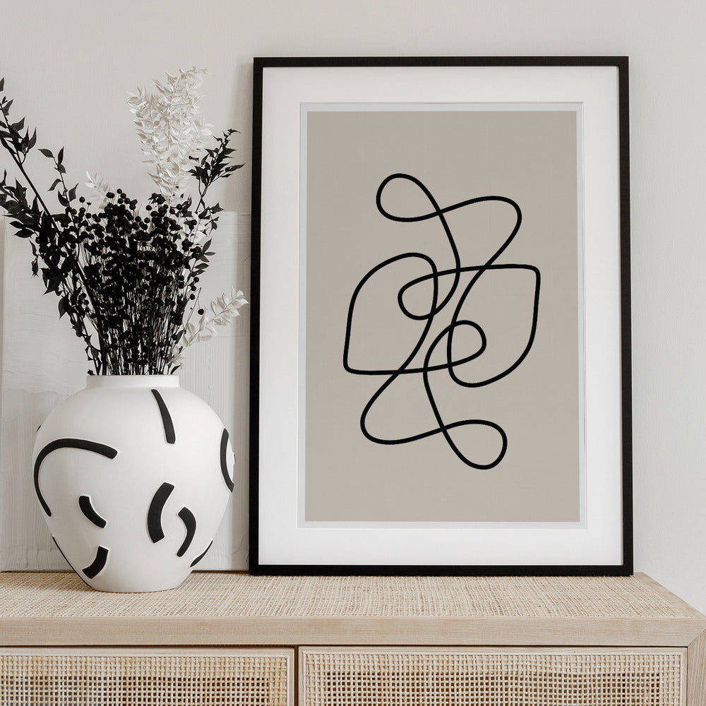 Endless Curves - Art Print by THE MIUUS STUDIO