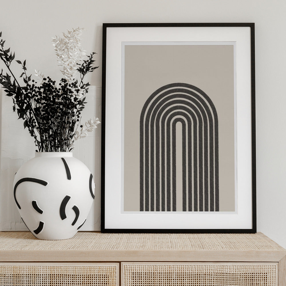 Curved Pathways - Art Print by THE MIUUS STUDIO