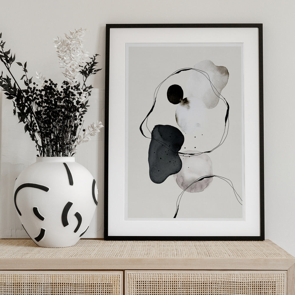 Monochrome Dance - Art Print by THE MIUUS STUDIO