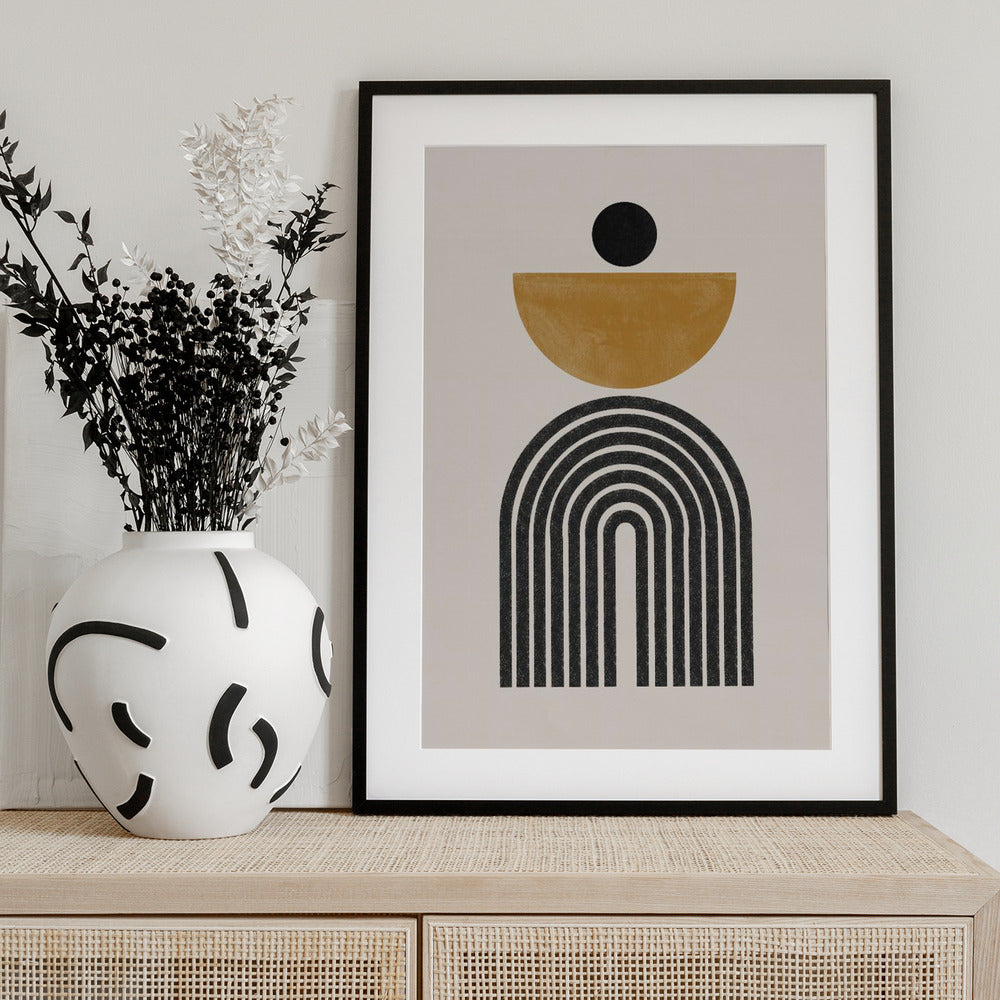 Geometric Harmony - Art Print by THE MIUUS STUDIO