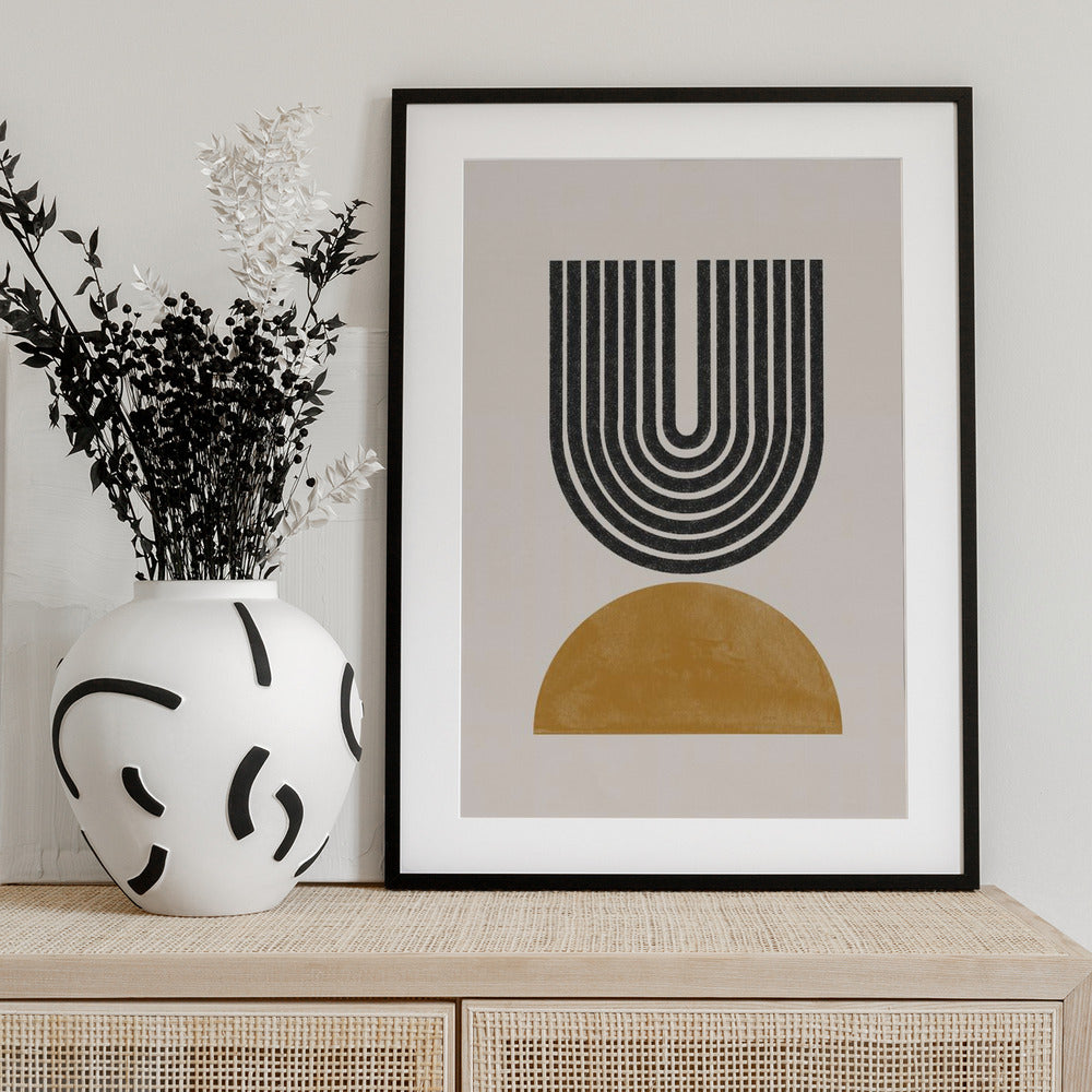 Golden Echoes - Art Print by THE MIUUS STUDIO