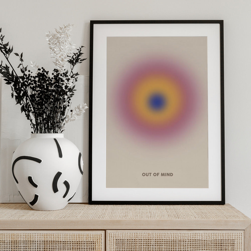 Colorful Concentric Glow - Art Print by THE MIUUS STUDIO