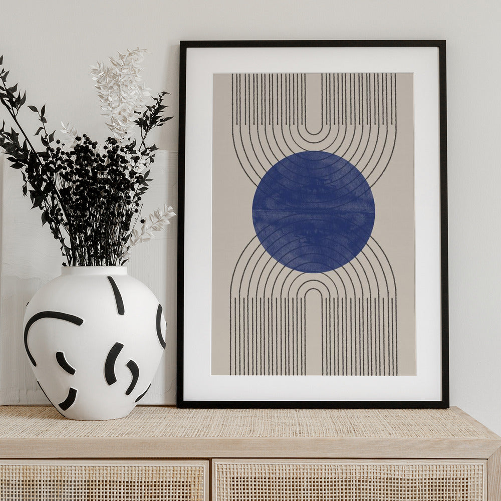 Symmetric Waves - Art Print by THE MIUUS STUDIO