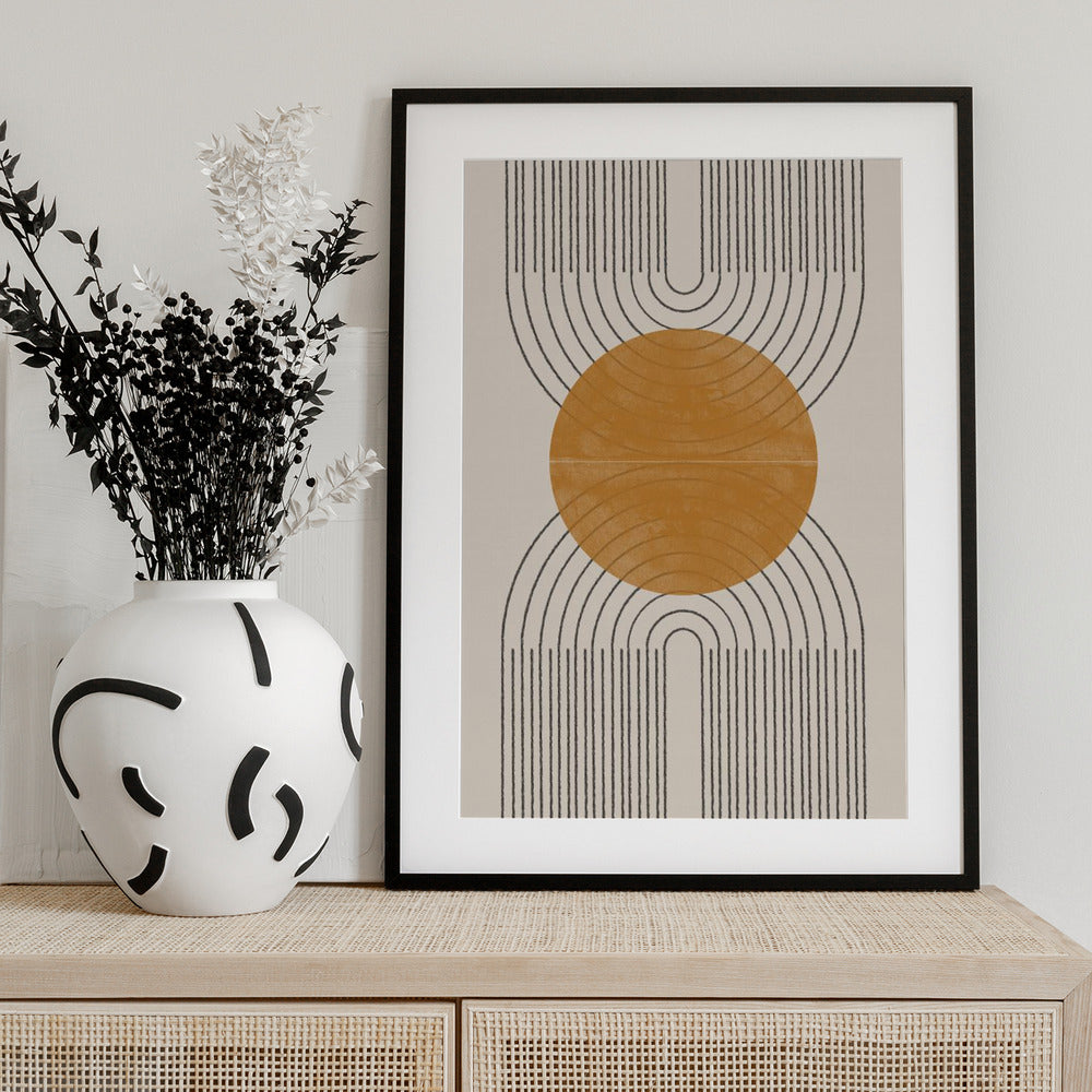 Retro Symmetry Flow - Art Print by THE MIUUS STUDIO