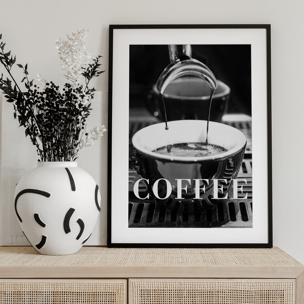 Coffee Text 2 - Art Print by Pictufy Studio III