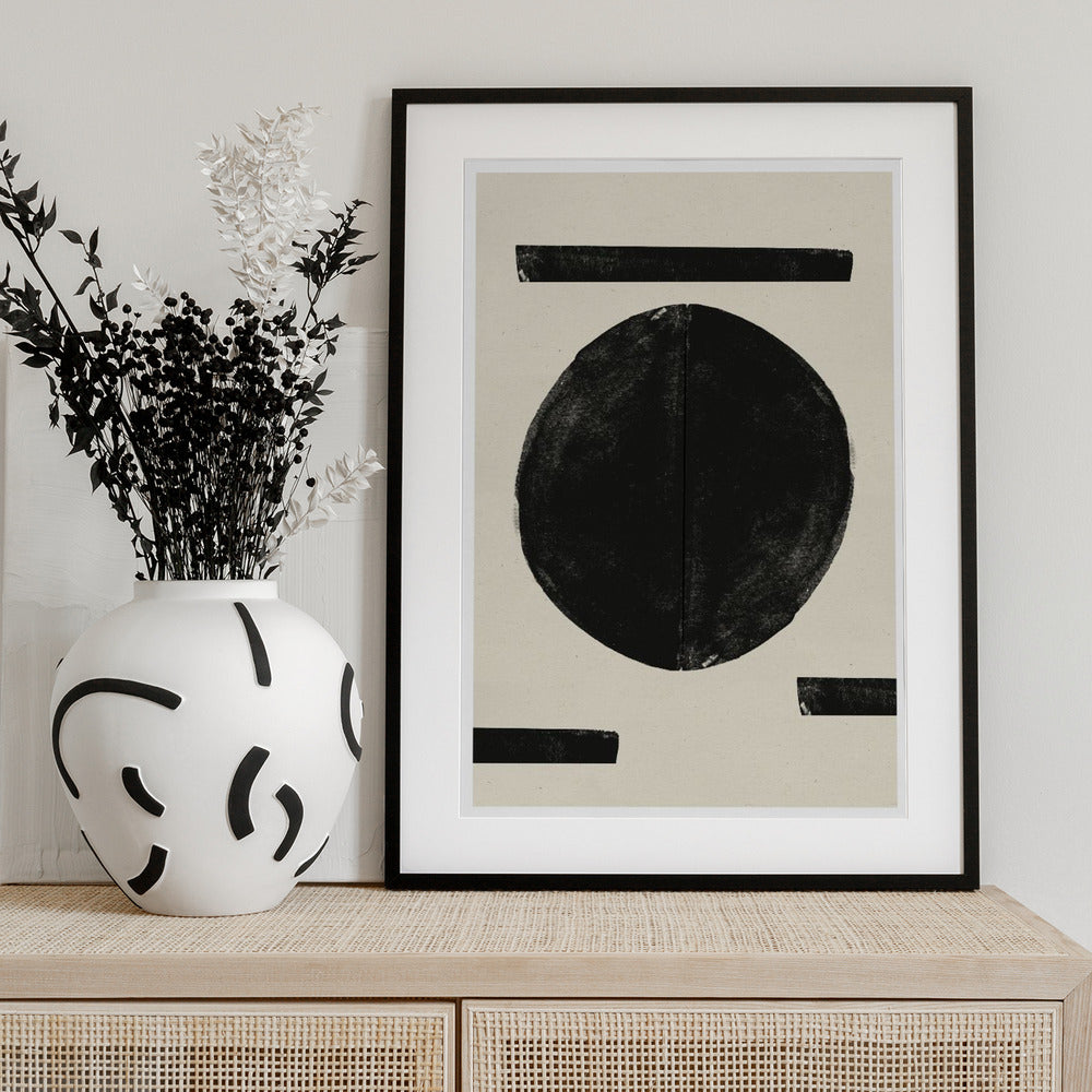 Eclipse Geometry - Art Print by THE MIUUS STUDIO