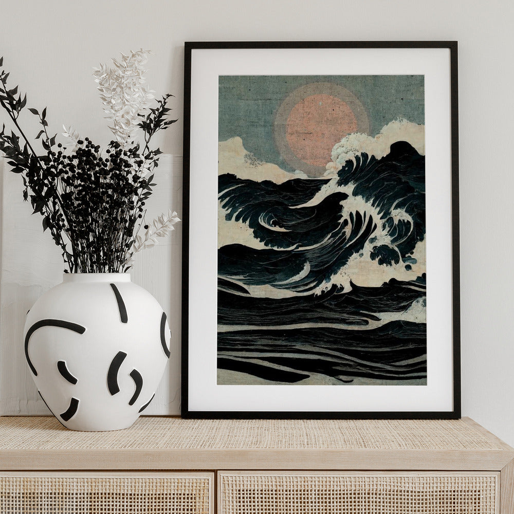 Celestial Wavescape - Art Print by Treechild