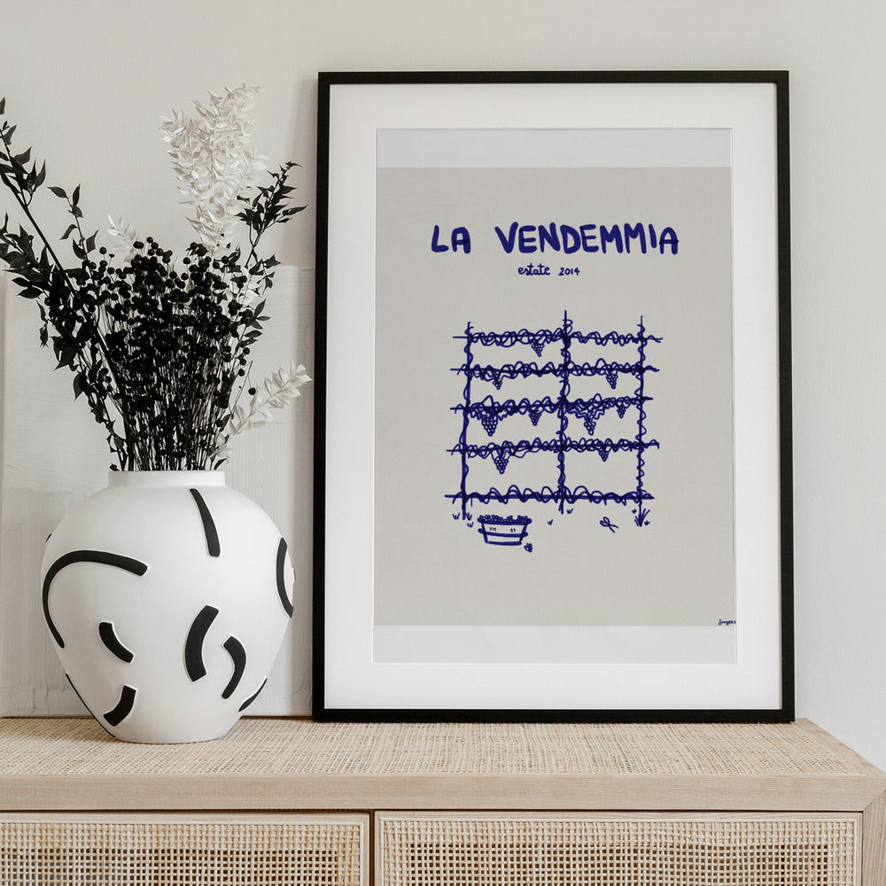 La vendemmia - Art Print by Giulia Mora