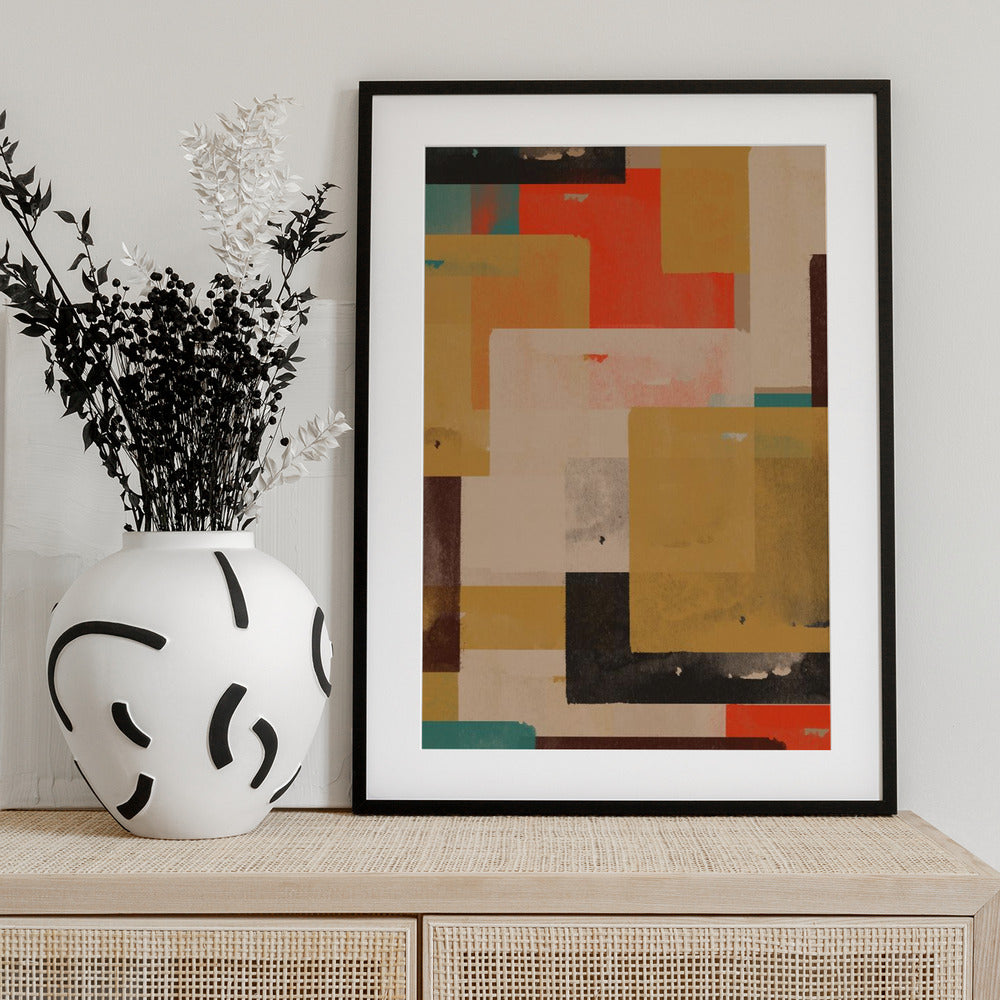 Layered Vibrance - Art Print by THE MIUUS STUDIO
