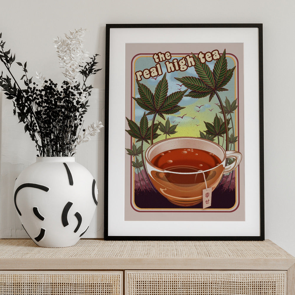 THE REAL HIGH TEA - Art Print by Adam Lawless