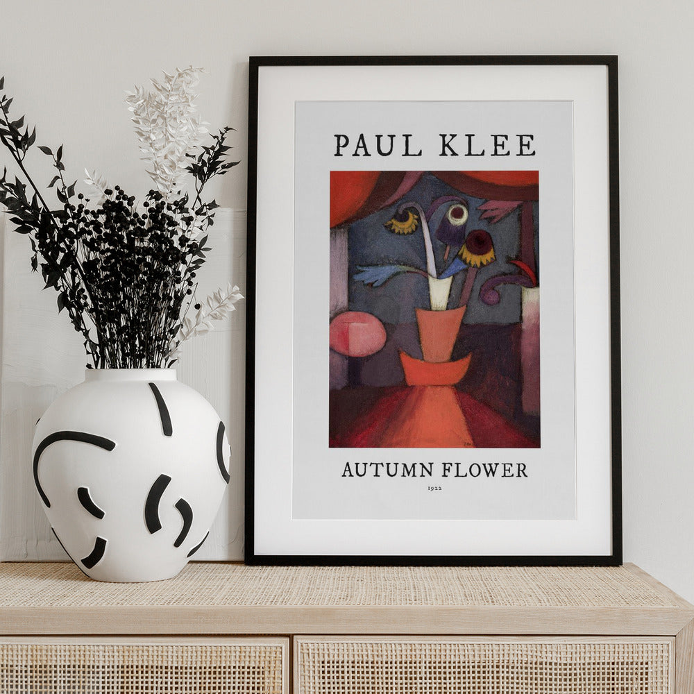 Autumn Flower 1922 - Art Print by Paul Klee