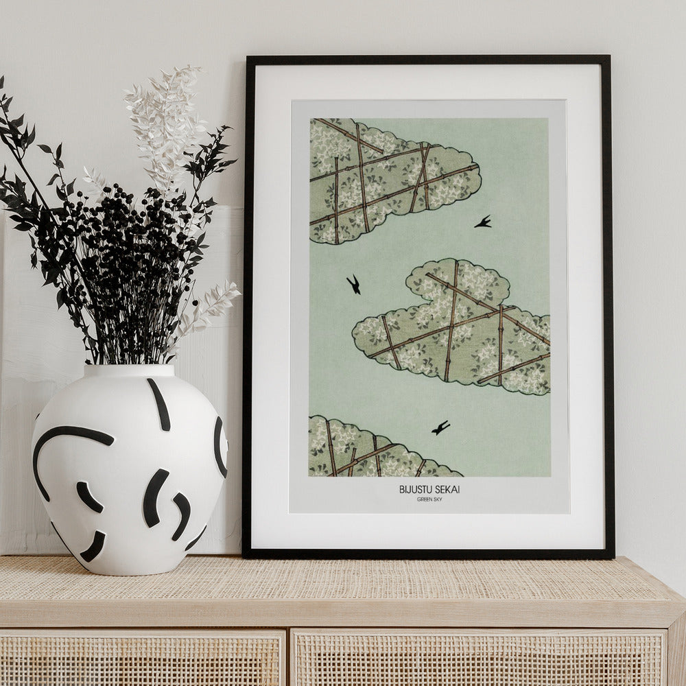 Green Sky - Art Print by Bijutsu Sekai