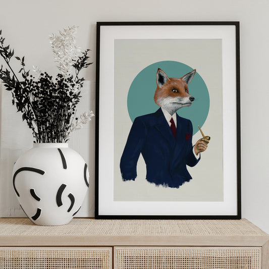 Mr Fox - Art Print by Famous When Dead