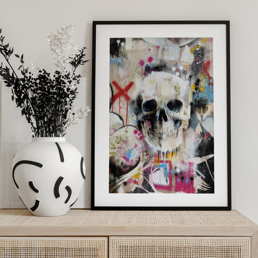 Skull - Art Print by Famous When Dead