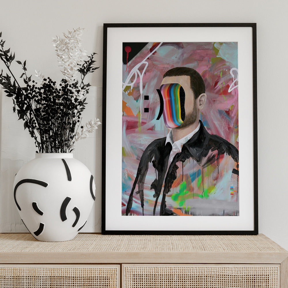 Smiley Face - Art Print by Famous When Dead