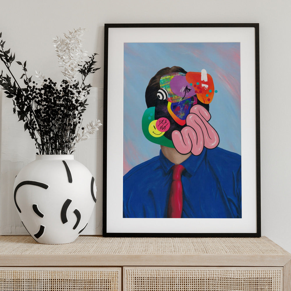 Trying Hard To Look Busy - Art Print by Famous When Dead