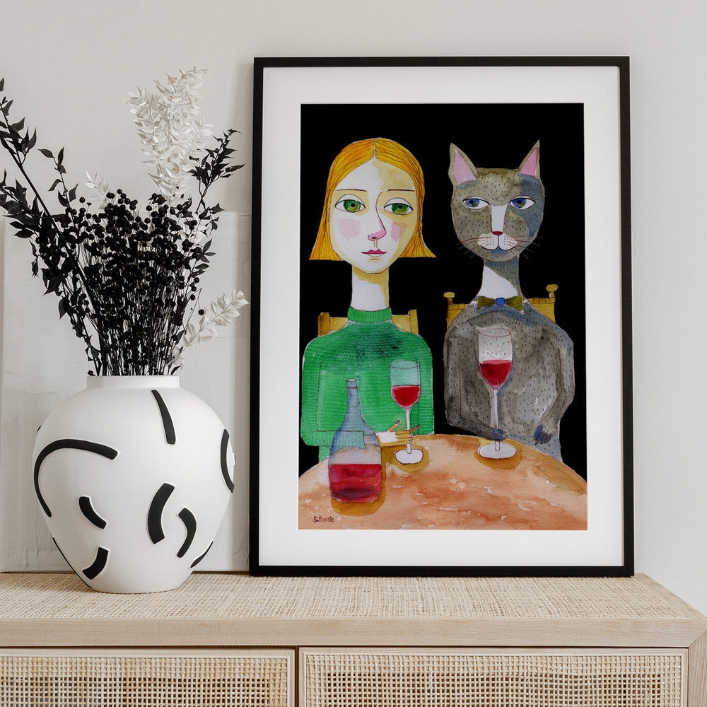 Best Friends - Art Print by Sharyn Bursic
