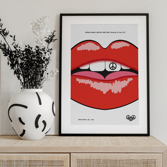 Speak Peace - Art Print by Frances Collett