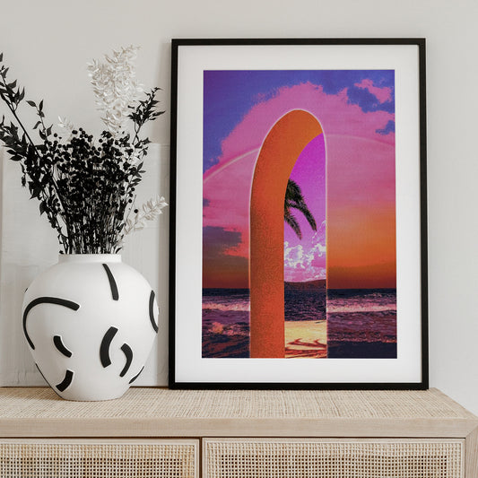 Portal Vaporwave - Art Print by CosmoZach