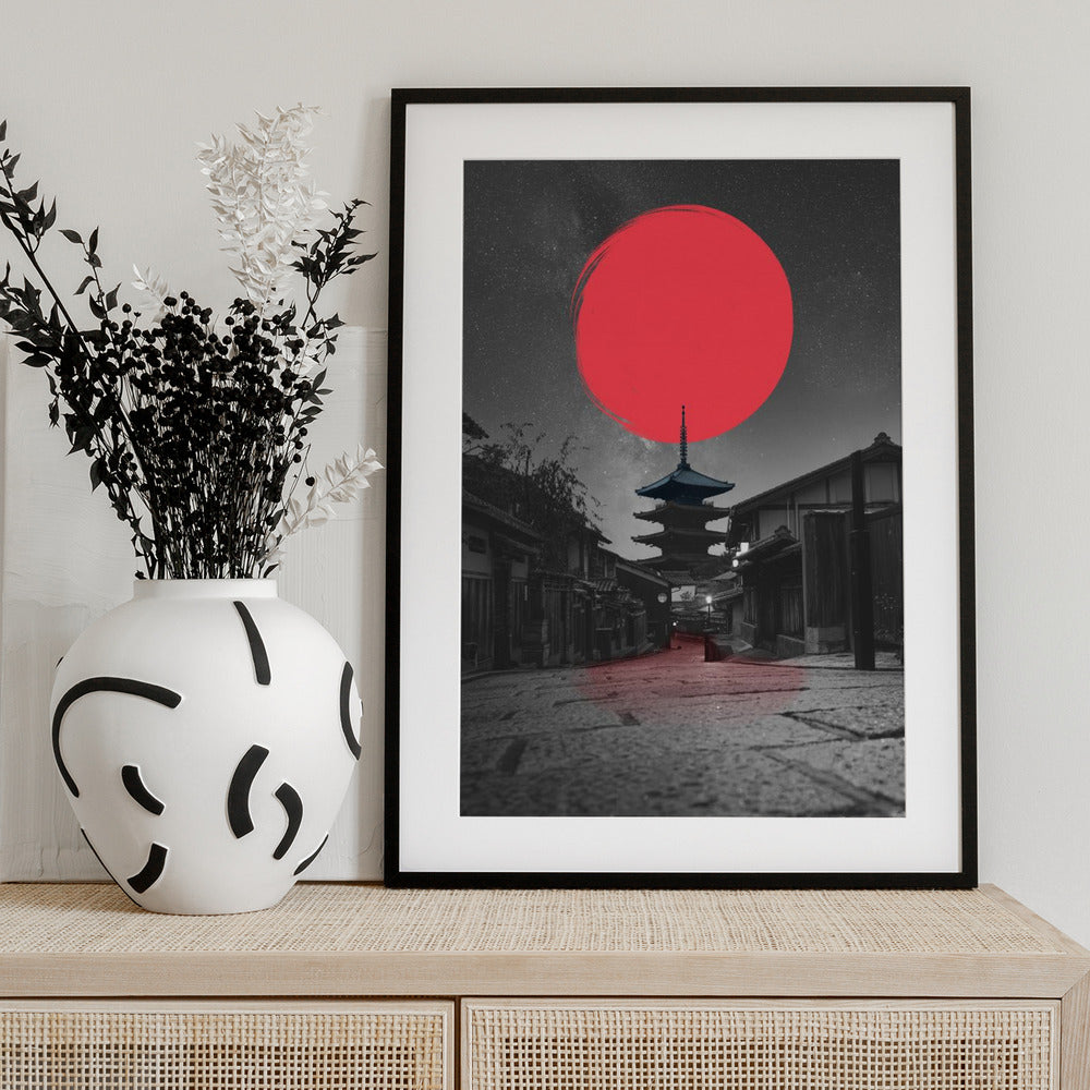 Lonely Temple - Art Print by Fadil Roze
