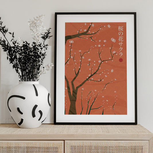 Sakura no hana - Art Print by Fadil Roze