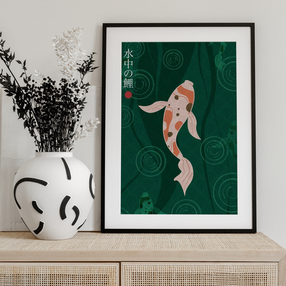 Suichū no koi - Art Print by Fadil Roze