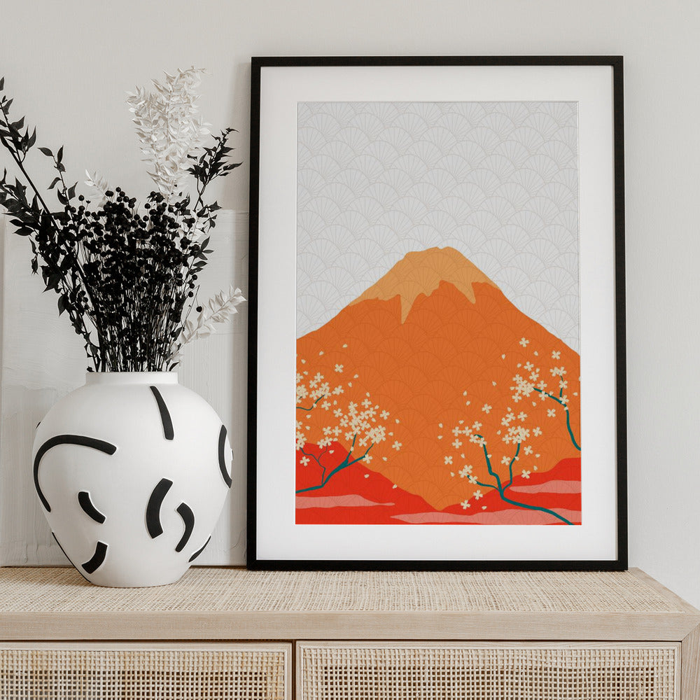Sakura Warmth - Art Print by Fadil Roze