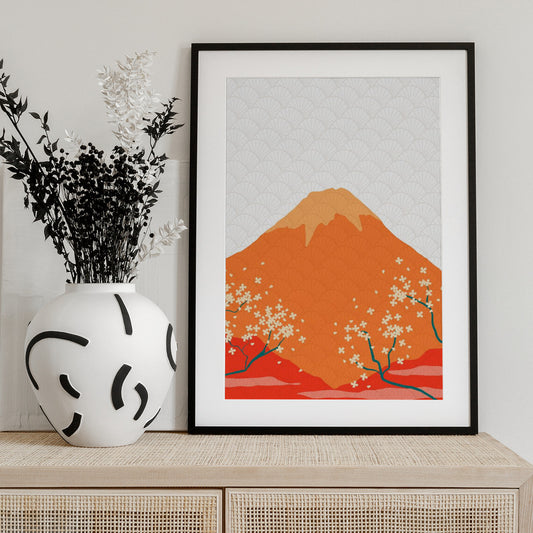 Sakura Warmth - Art Print by Fadil Roze