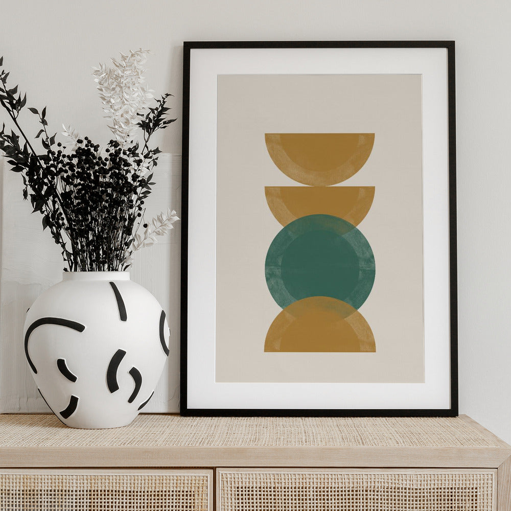 Geometric Harmony - Art Print by THE MIUUS STUDIO