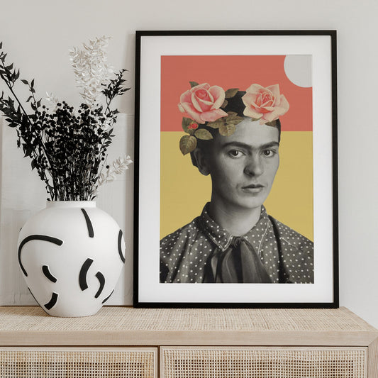 Frida - Art Print by Florent Bodart
