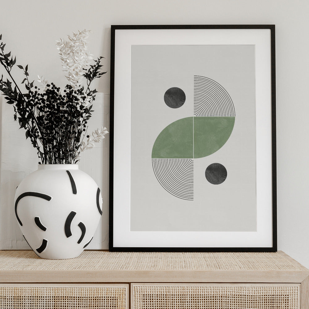 Geometric Harmony - Art Print by THE MIUUS STUDIO