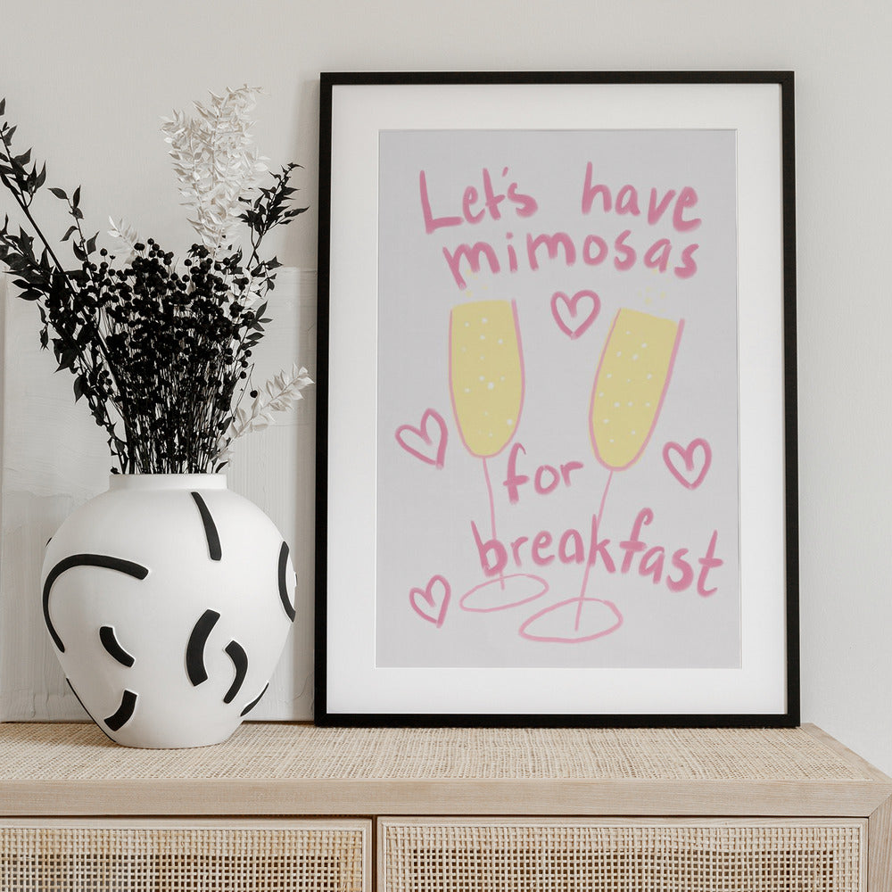 Morning Mimosas - Art Print by Athene Fritsch