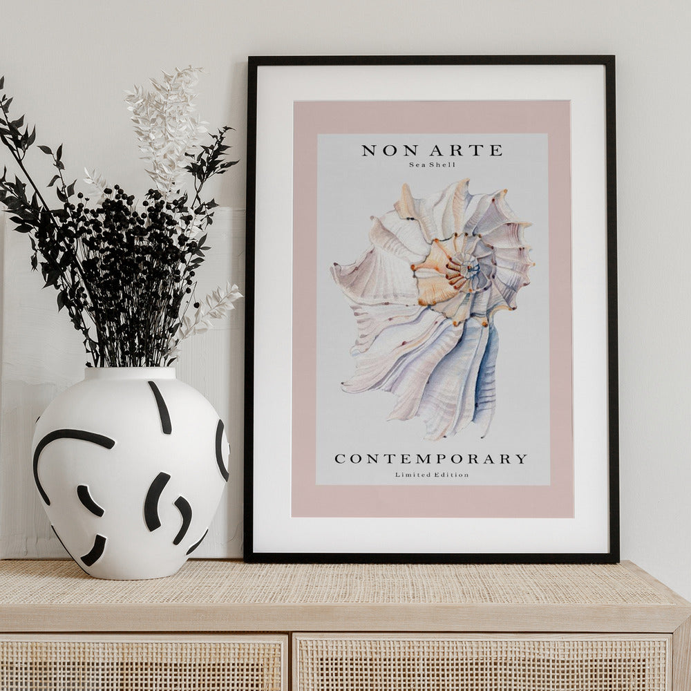 Non Arte Sea Shell no.1 - Art Print by Rikke Løndager Boisen