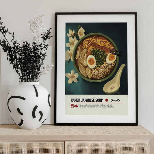 Ramen - Art Print by Dion Gem