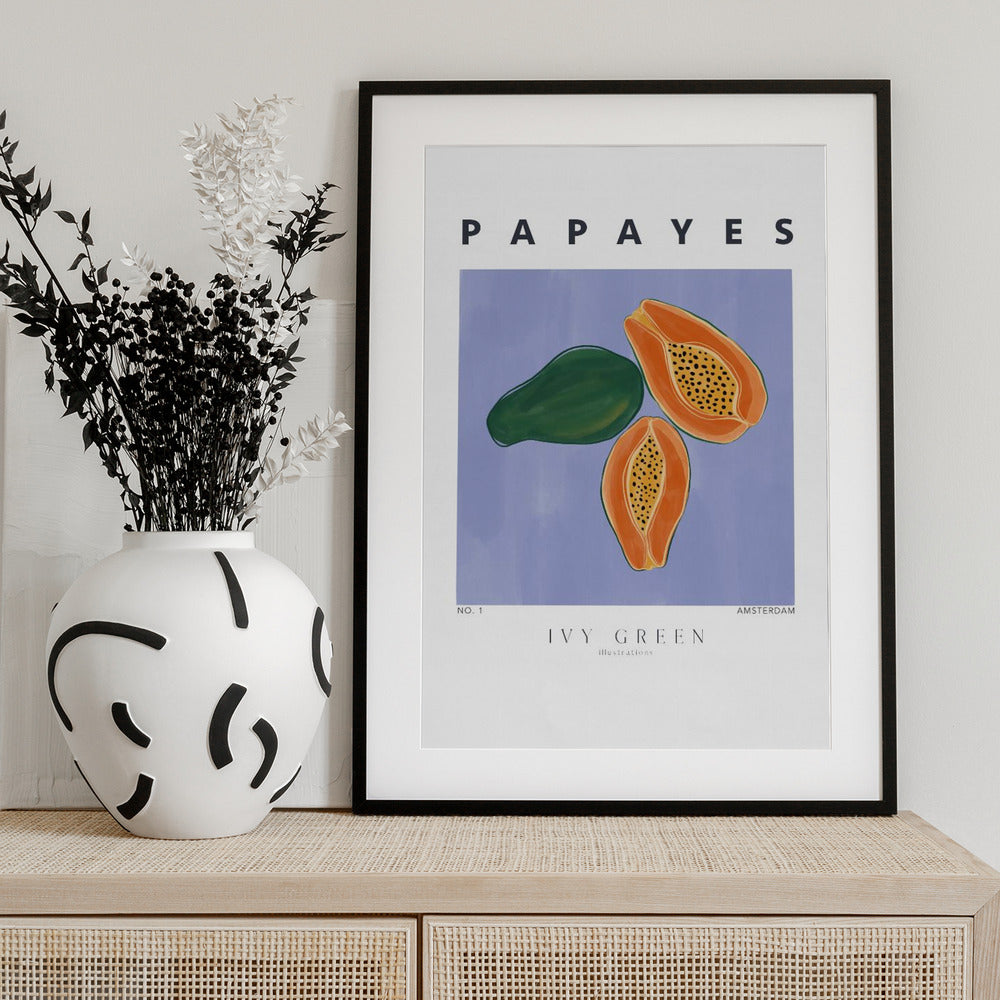 Papayes - Art Print by Ivy Green Illustrations