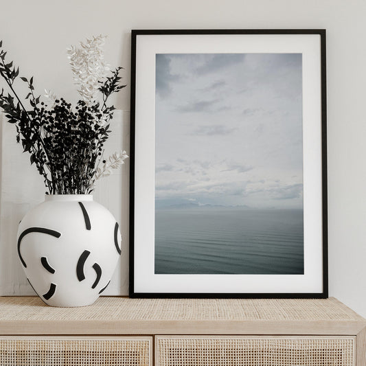 Misty Ocean Calm - Art Print by Shot by Clint