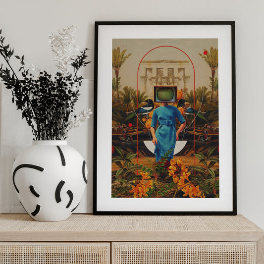 Her Asymmetries - Art Print by Frank Moth