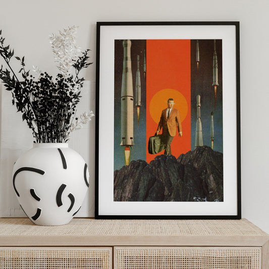 The Departure - Art Print by Frank Moth