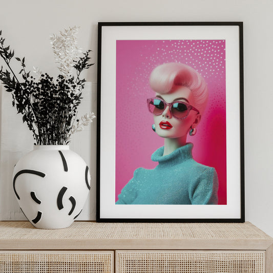 Retro Glamour Shine - Art Print by Treechild
