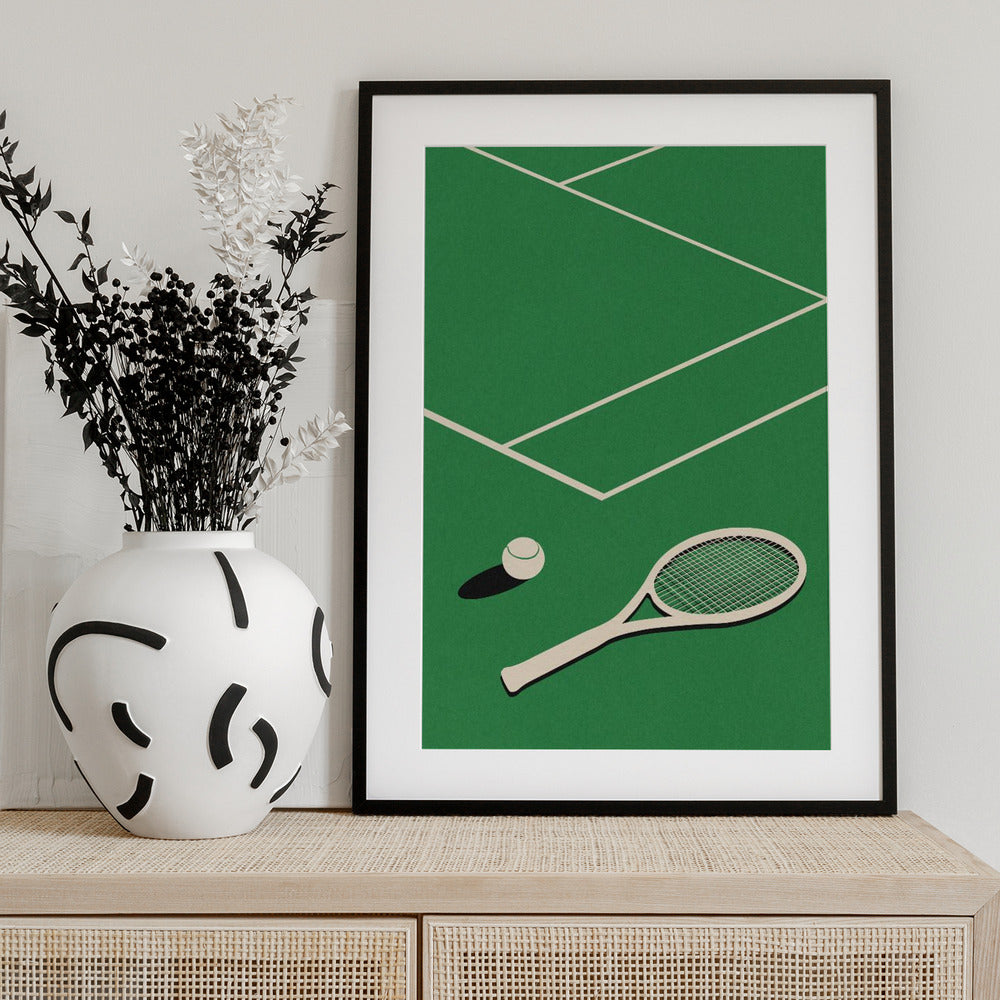 Rosi Feist Lawn Tennis Club - Art Print by Rosi Feist
