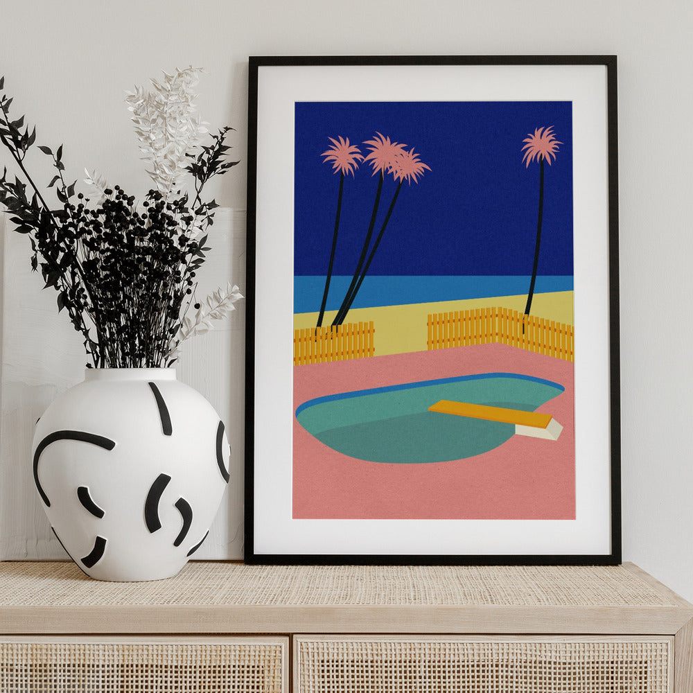 Malibu Beach - Art Print by Rosi Feist