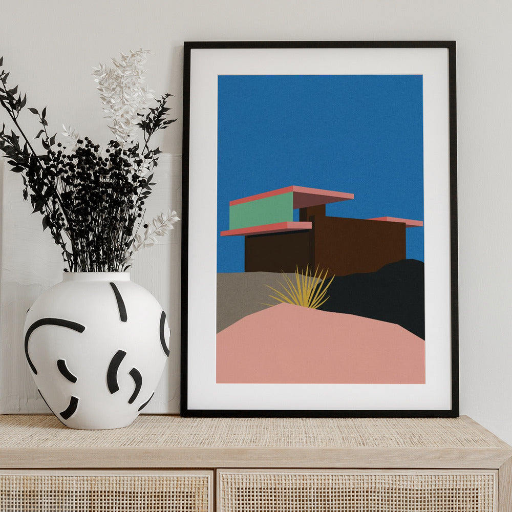 Kaufmann Desert House - Art Print by Rosi Feist