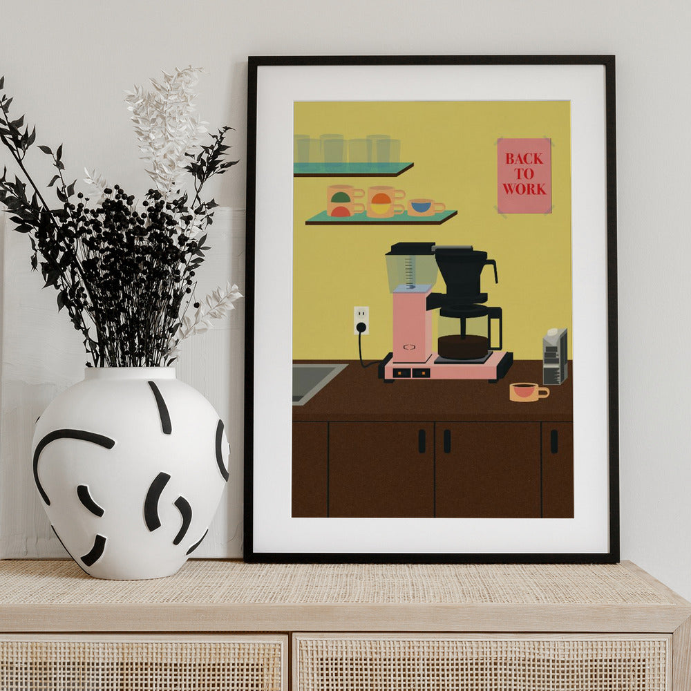 Back To Work - Art Print by Rosi Feist