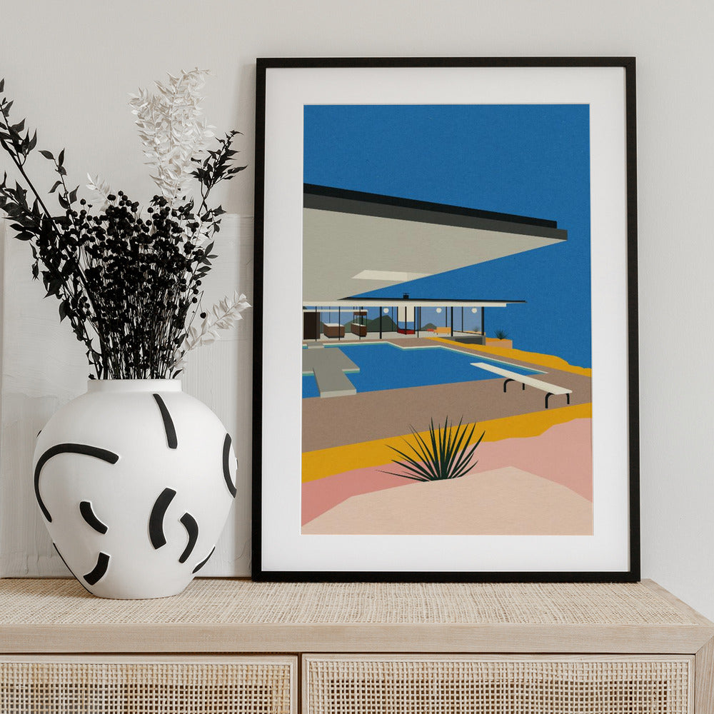 La Stahl House - Art Print by Rosi Feist