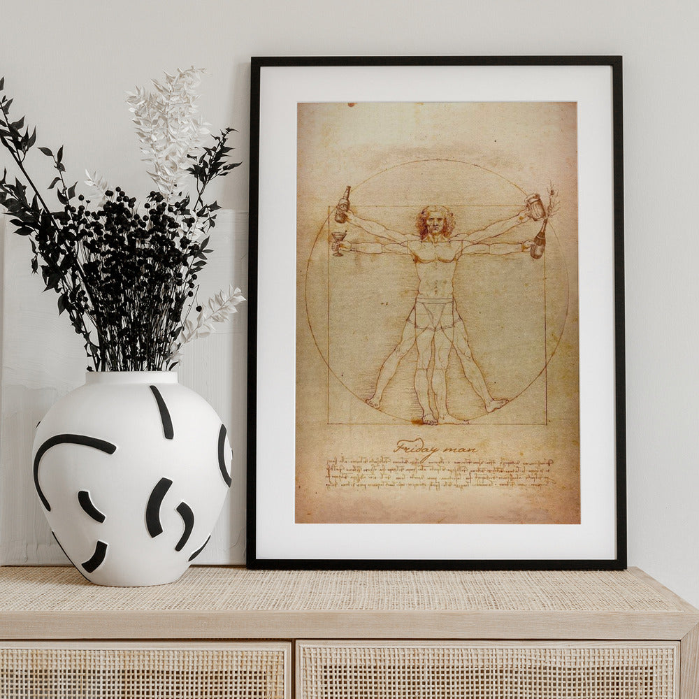 Friday Man - Art Print by Artem Pozdniakov