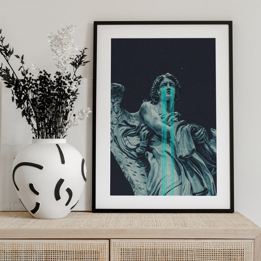 Angel Came - Art Print by Frank Moth
