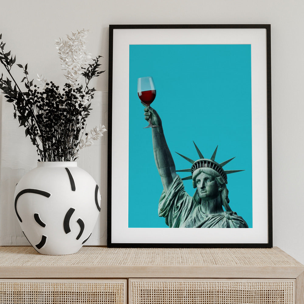 Liberty of Drinking - Art Print by Artem Pozdniakov